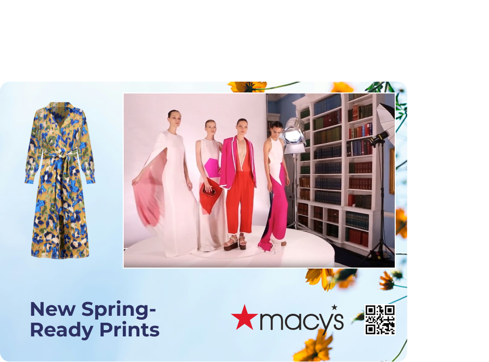 Interactive shoppable CTV campaign